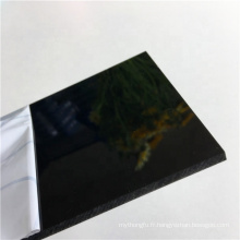 Carte de PC solide UV Solid à double face transparente de 6 mm noir 6 mm